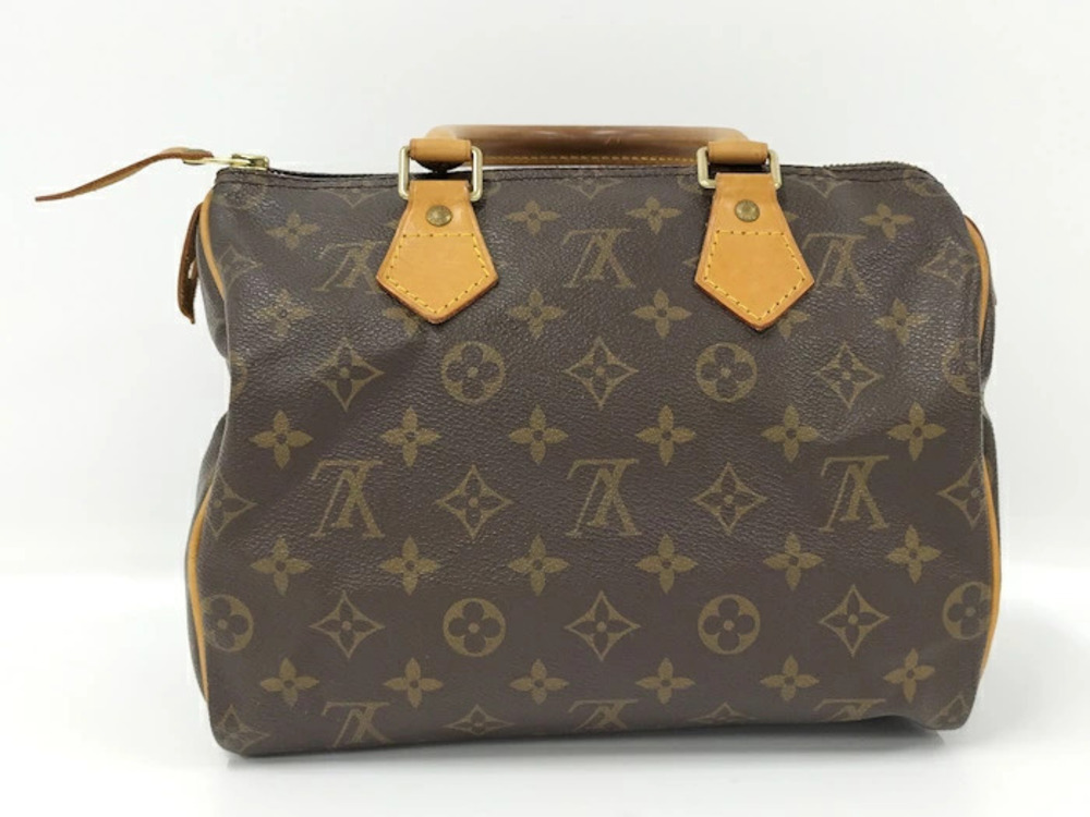 Louis Vuitton Monogram Handbag Speedy Brown